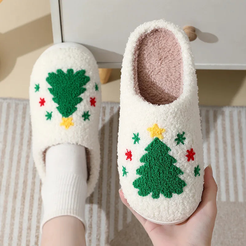 Christmas Women Slippers Cute