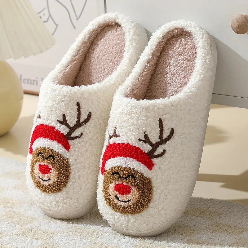 Christmas Women Slippers Cute
